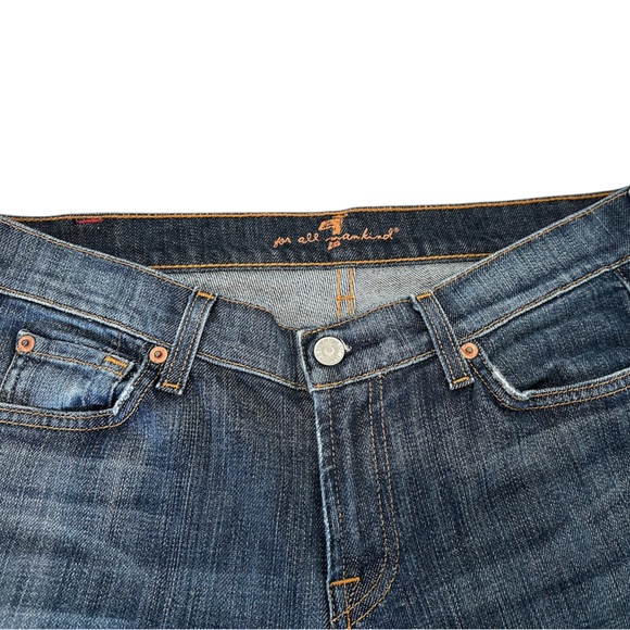7 For All Mankind Original Blue Boot Cut Jeans -Size 29 - Picture 12 of 16